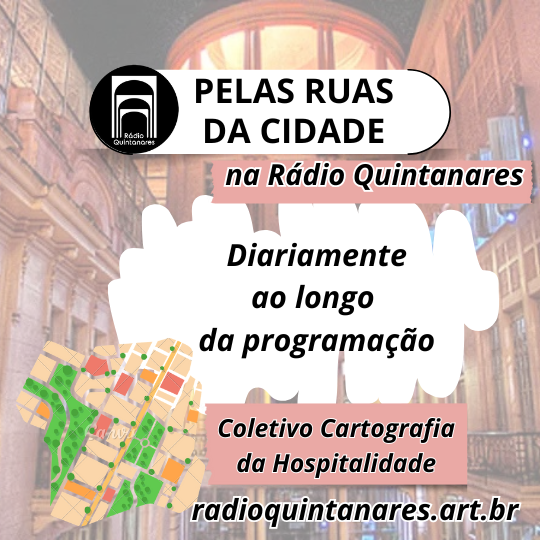 Banner do Programa Pelas Ruas da cidade